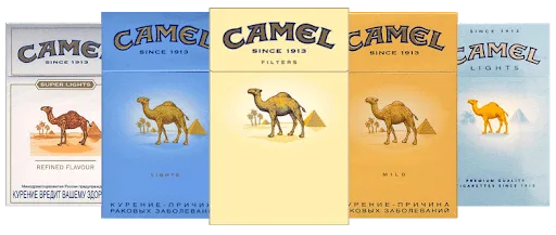 Varieties of Camel Cigarettes